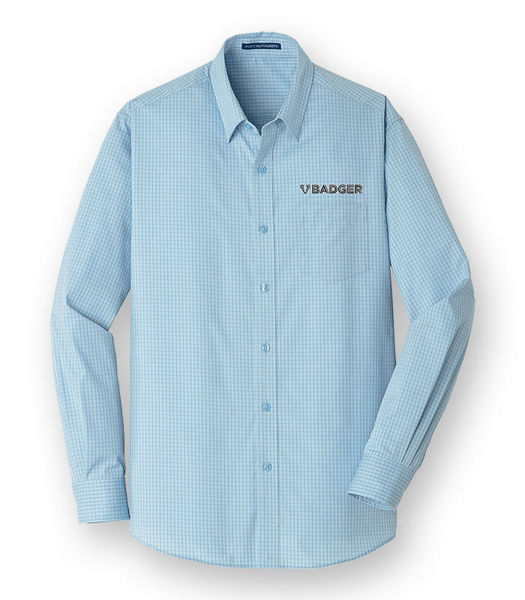 Picture of W643 - Micro Tattersall Easy Care Shirt